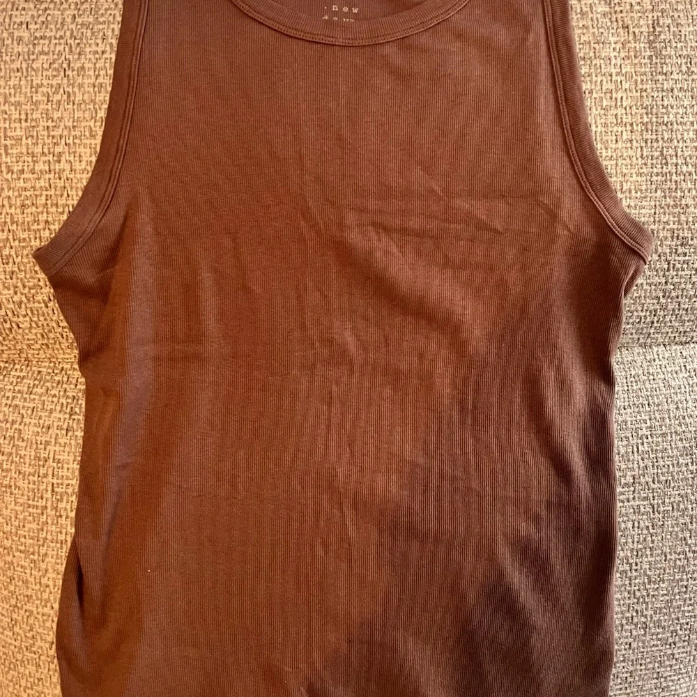 a new day Women's Ribbed Tank Tops (3) - Black, Gray, and Brown - NWOT #38 - Picture 3 of 8